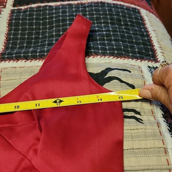 Sexy lipstick red Moschino dress with back zipper - Picture 10 of 12